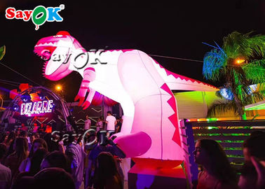 Custom 4m LED opblaasbare dinosaurussen opblaasbare dieren voor evenement decoratie