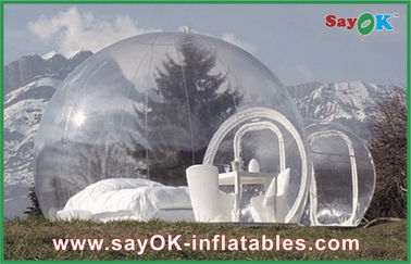 Grote Openlucht Opblaasbare Tentbel Transparante Opblaasbare het Kamperen Tent voor de Mens 2